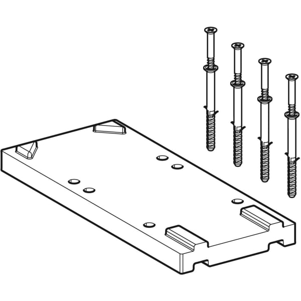 Geberit Unterlegplatte Rohbauset CleanLine