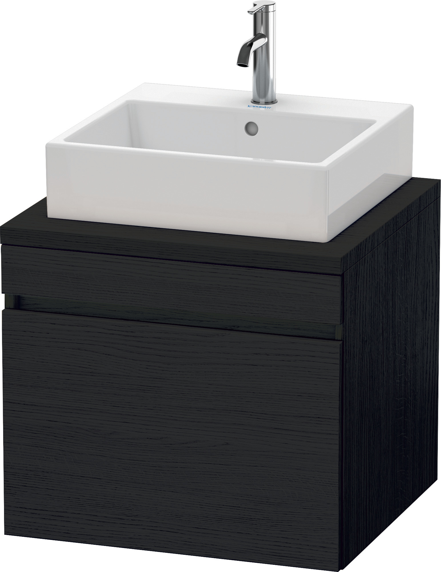 Duravit WTU DuraStyle f. Konsole 512x600x548 1 Auszug, Eiche Schwarz