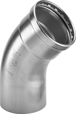 Viega Bogen Sanpress Inox XL 2326.1XL in 64,0mm Edelstahl