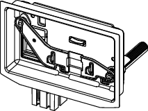 TECE-Einwurfschacht II f. Reinigungstabs TECEsquare II Metall/Glas und TECEsolid