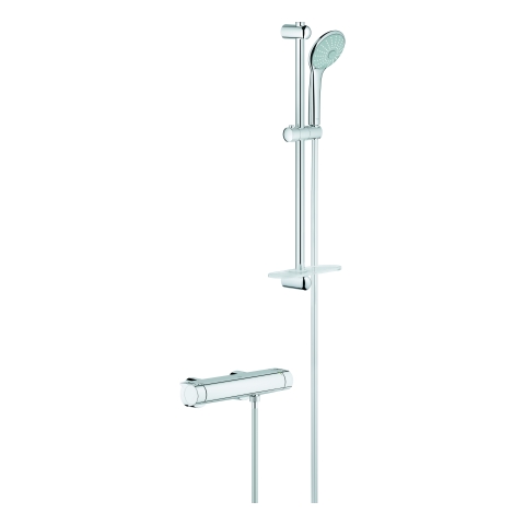 GROHE THM-Brausebatterie Grohtherm 2000 34195_1 mit Brausegarnitur chrom GROHE THM-Brausebatterie Grohtherm 2000 34195_1 mit Brausegarnitur chrom