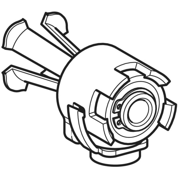 Geberit WC Wandbefestigung EFF2 (1Stück)