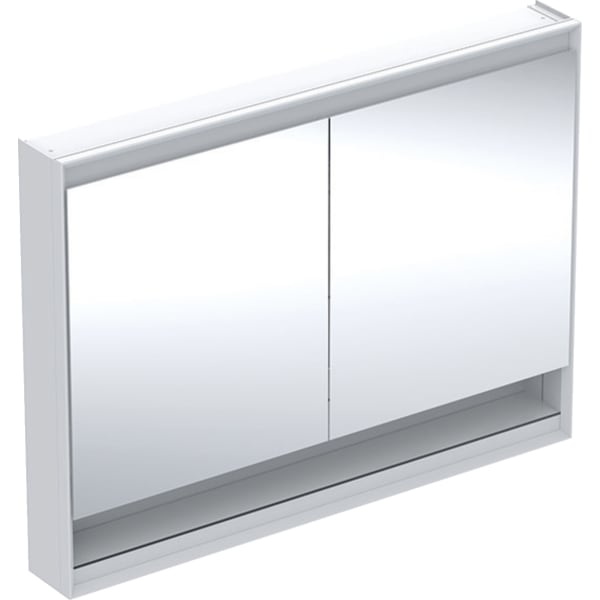 Geberit ONE Spiegelschrank mit Ni/Comf.Light 2 Türen, AP-Mont., 120x90x15cm, weiß Geberit ONE Spiegelschrank mit Ni/Comf.Light 2 Türen, AP-Mont., 120x90x15cm, weiß