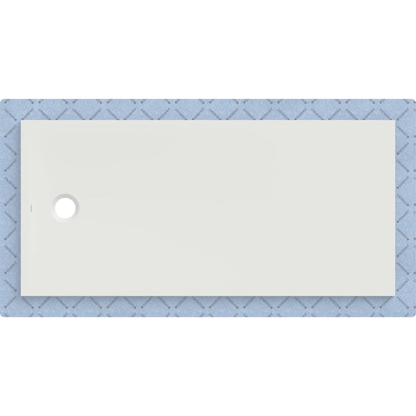 Geberit CleanFloor30 Duschfläche 170 x 80 cm integriert, mit Dichtvlies, weiss matt