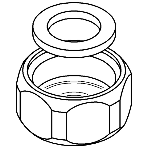 GROHE Verschraubung 440438 für Eichelberg Standventil