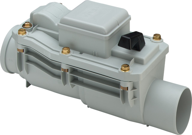 Viega Rückstausicherung 4987.2 in 100mm Kunststoff grau