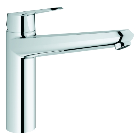 GROHE EH-SPT-Batterie Eurodisc C 33770_2 flacher Auslauf Gussauslauf chrom