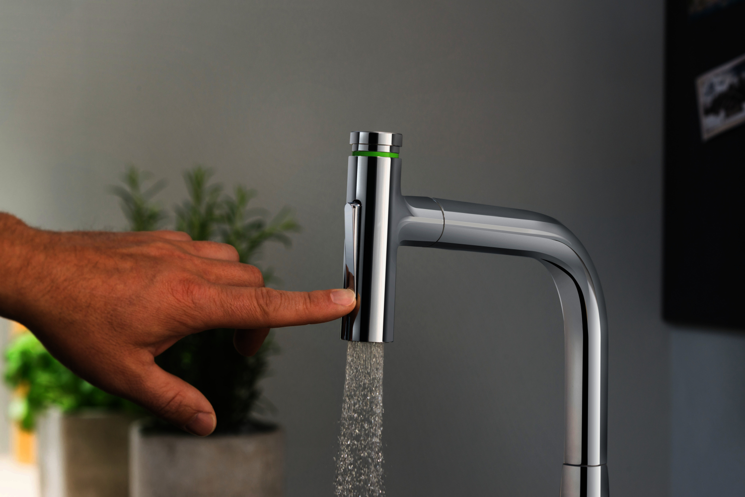 Hansgrohe 2-Loch SPTM 200 Metris Select M71 Ausziehbrause 2jet sBox chrom