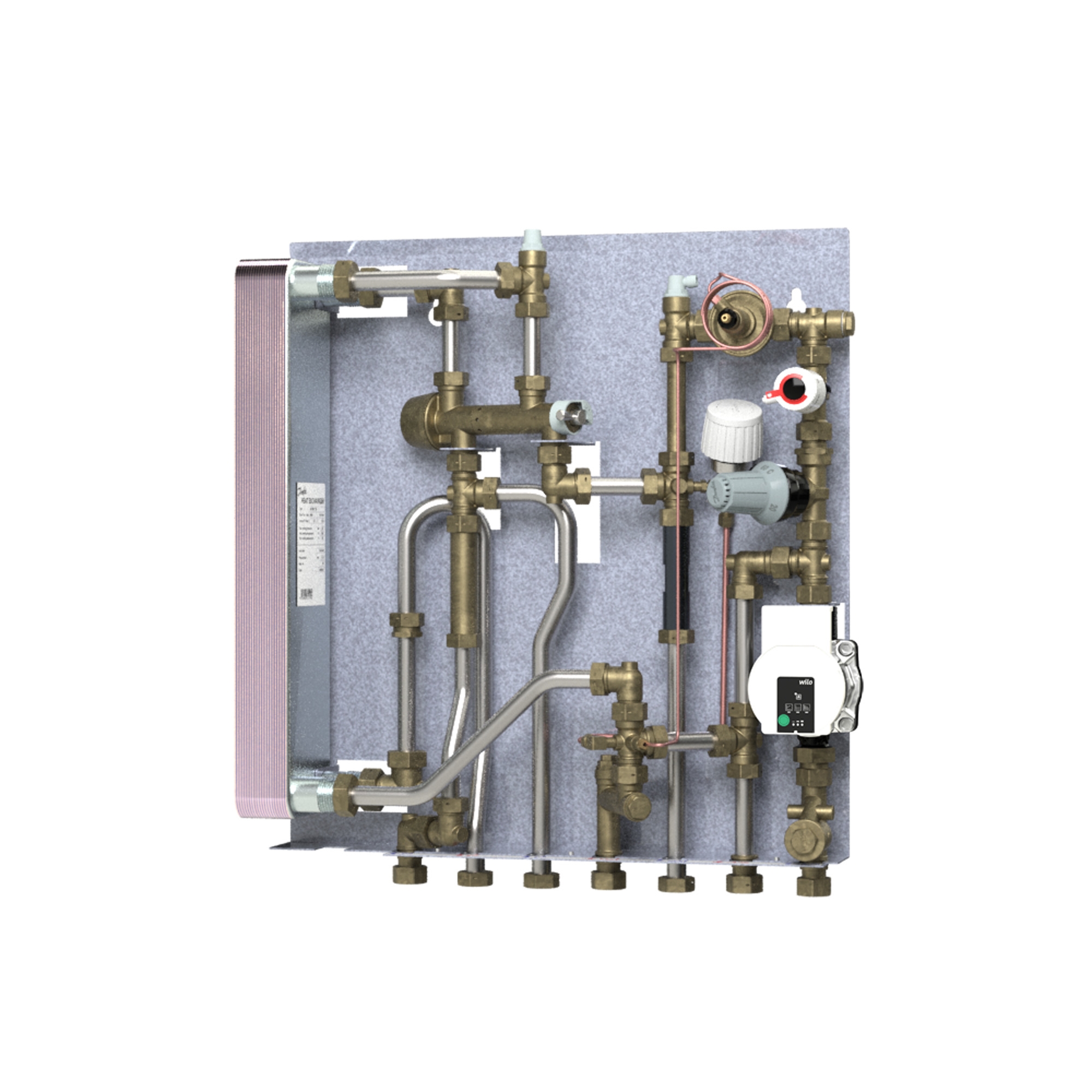 Danfoss Wohnungsstation AkvaVita MSS E NT-Heizung, 58kW