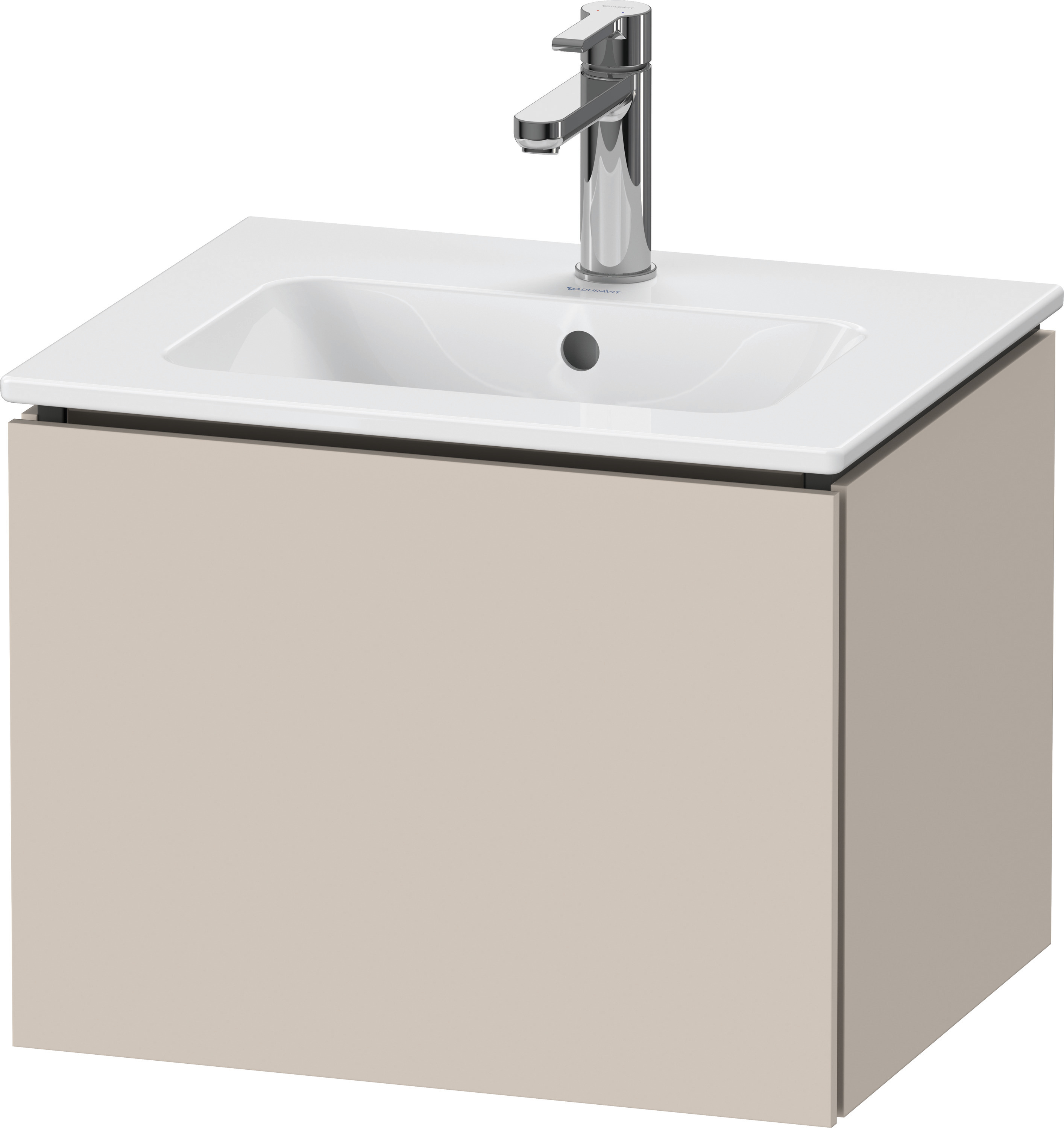 Duravit WTU L-Cube wandhängend, 1 Auszug 400x520x421mm, Taupe