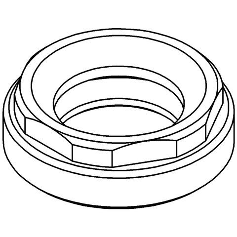 GROHE Zentralverschraubung 440421 für Eichelberg Kartuschen K35mm