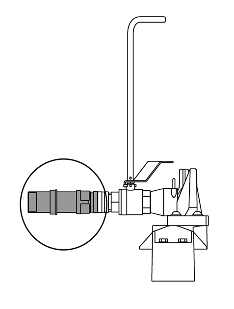 Jung S-ZUBEHÖR ANSCHLUSSROHR 1 1/2''