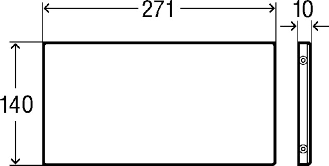Viega Abdeckplatten Visign for Public 4 8326.9 in gebürstet
