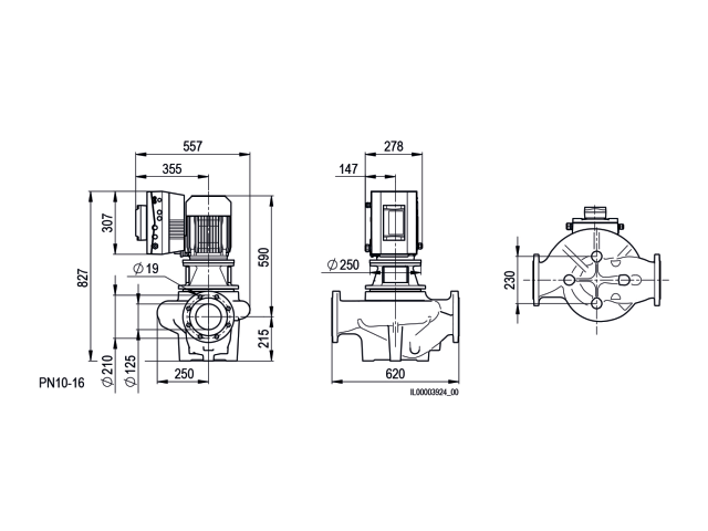 BIRAL Inline-Pumpe VivarA M 125-13 620
