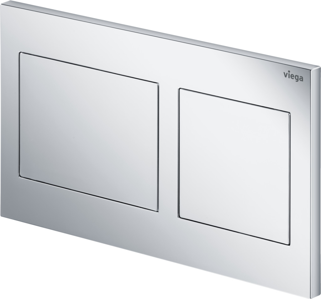 Viega WC Ausstellungsplatte VfS 21 8611.19 aus Kunststoff in schwarz matt