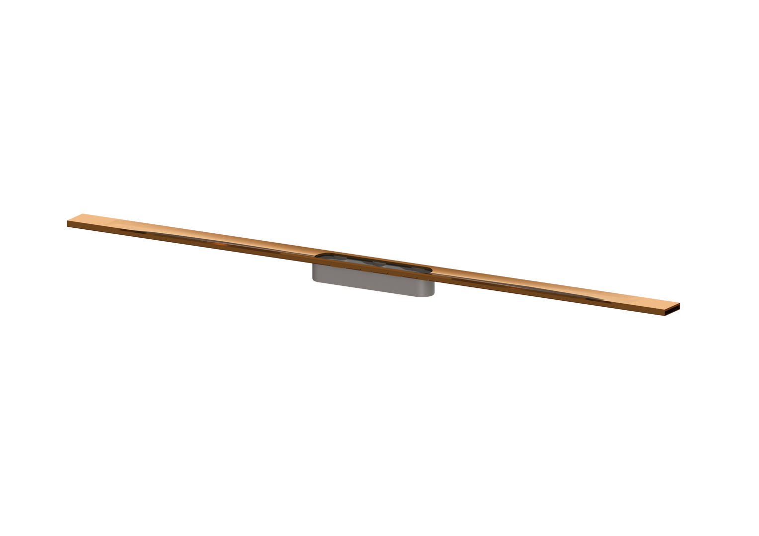 KESSEL-Rinnenprofil 1000 mm, Bronze gebürstet