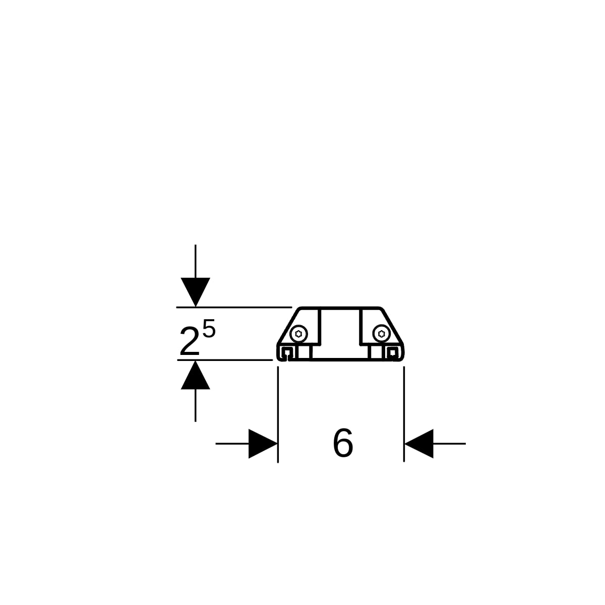 Geberit Steckdosenelement mit Comfort-Licht Modul für WTU 90 cm