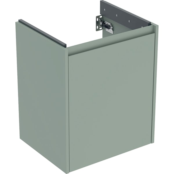 Geberit Renova Plan US für WT, mit 1 Tür 50,4x60,6x40,4cm, salbeigrün/l. seidenm.