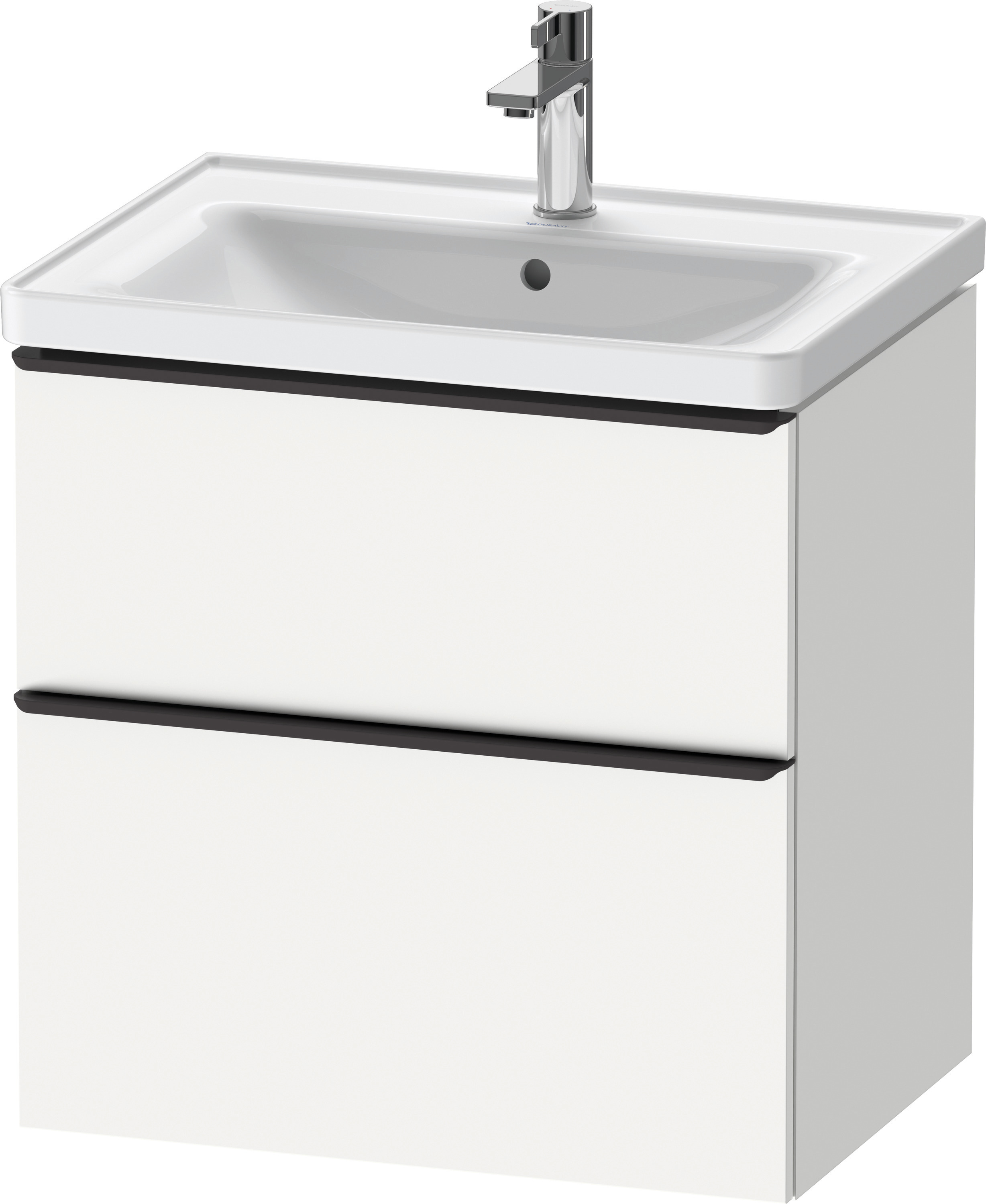 Duravit D-Neo WTU,Ausz:1,Schubk:1,GR:Dia.Schw 634x452x625mm,Wandh,Weiß Matt,Dekor
