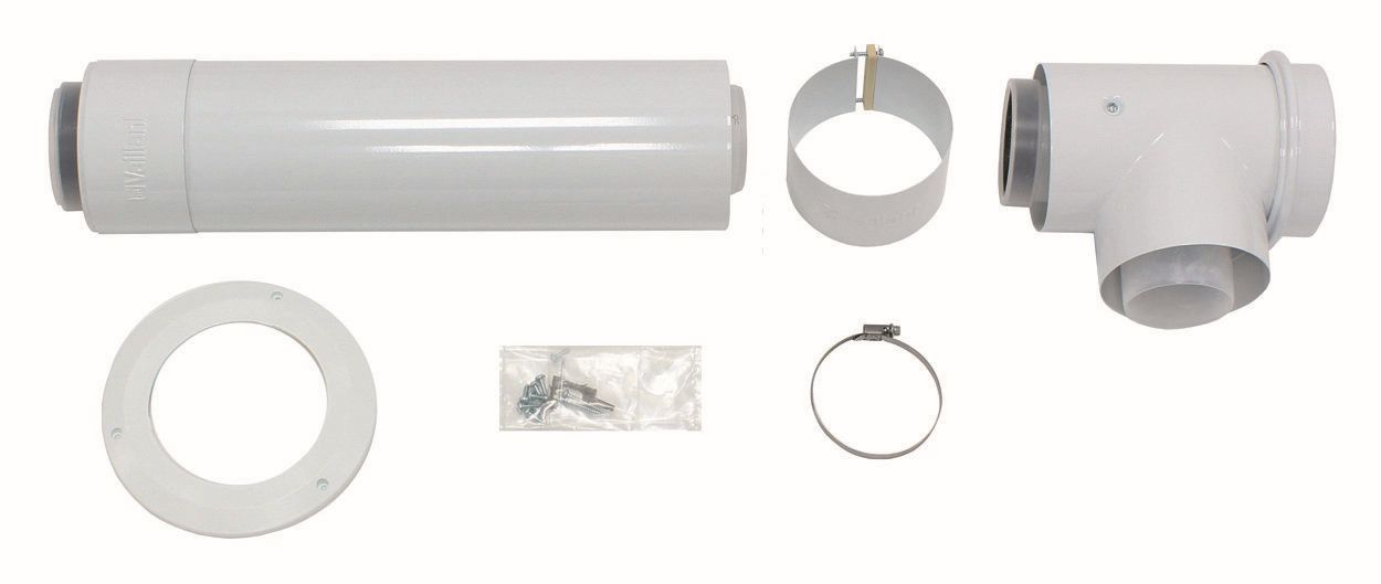 Vaillant Basis-Anschluss-Set Luft-/Abgasführung PP, 80/125 mm