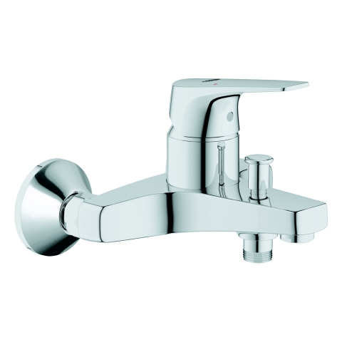 GROHE EH-Wannenbatterie BauFlow 23756 Wandmontage chrom