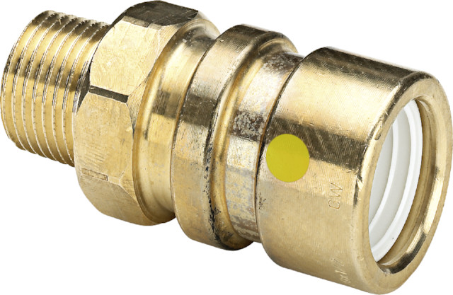 Viega Übergangsstück mit SC Geopress G 9611G in 32mm x R1 Rotguss Viega Übergangsstück mit SC Geopress G 9611G in 32mm x R1 Rotguss