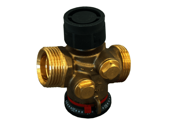 OVENTROP-Regulierventil "Cocon QTZ",ohne Messventile, DN15,G 3/4 AG, 150-1050 l/h
