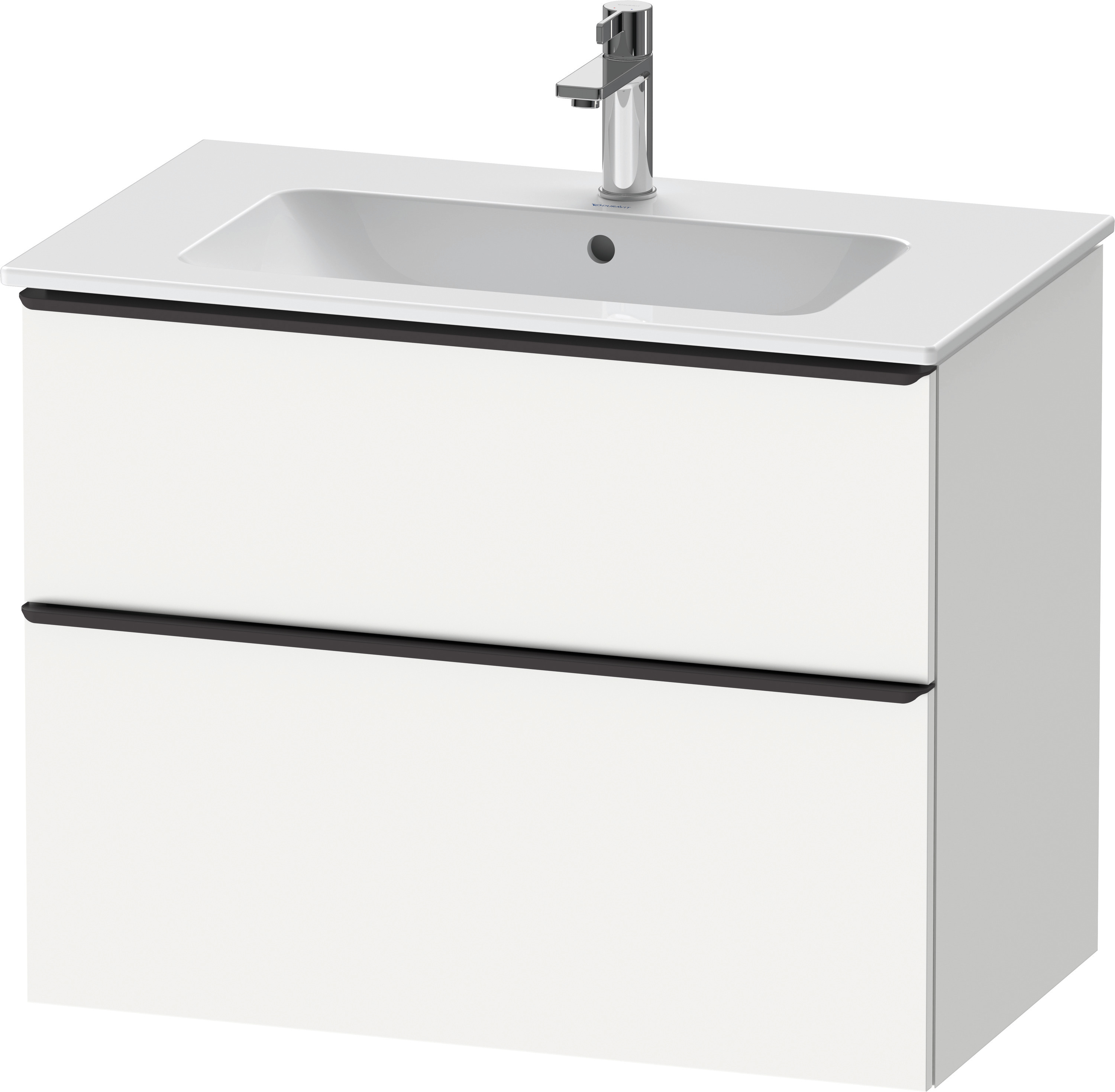Duravit D-Neo WTU,233683,AZ,1,SBK:1,Gr:D.Schw 810x462x625mm,Wandh,Weiß Matt,Dekor