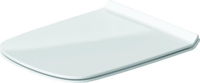 DU WC-Sitz DuraStyle ohne SoftClose Scharniere edelstahl, lang, weiß