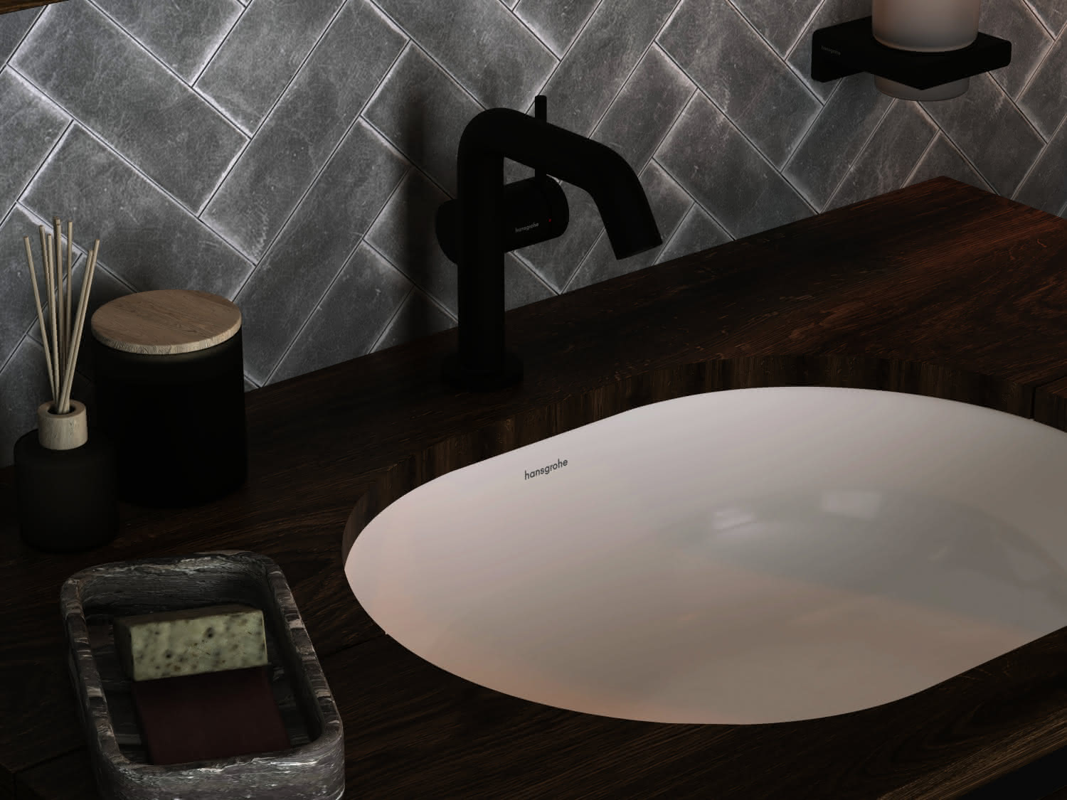 Hansgrohe WTM 110 Tecturis S Fine CoolStart ohne Ablaufgarnitur MSW