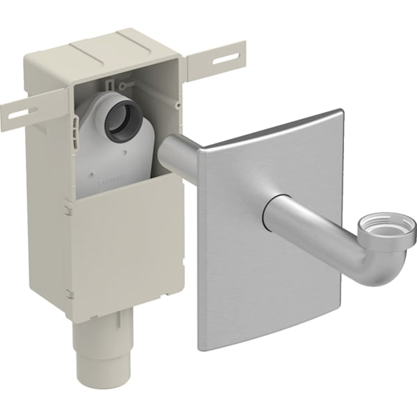 Geberit UP-Geruchsverschluss für Waschbecken Abgang horizontal Edelstahl d50-56