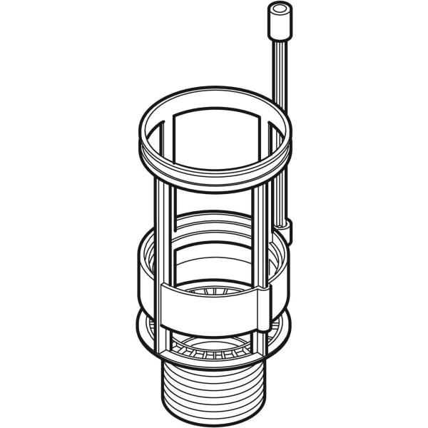 Geberit Bassin mit Spülstromregulierung zu Geberit AP-SPK AP127