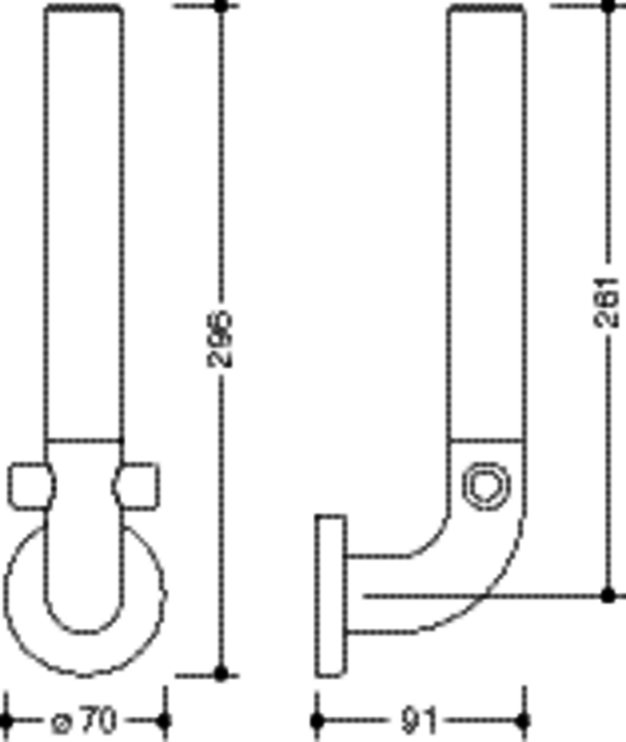 HEWI Reservepapierhalter Ser 801, f. 2 WC-Rollen signalweiß