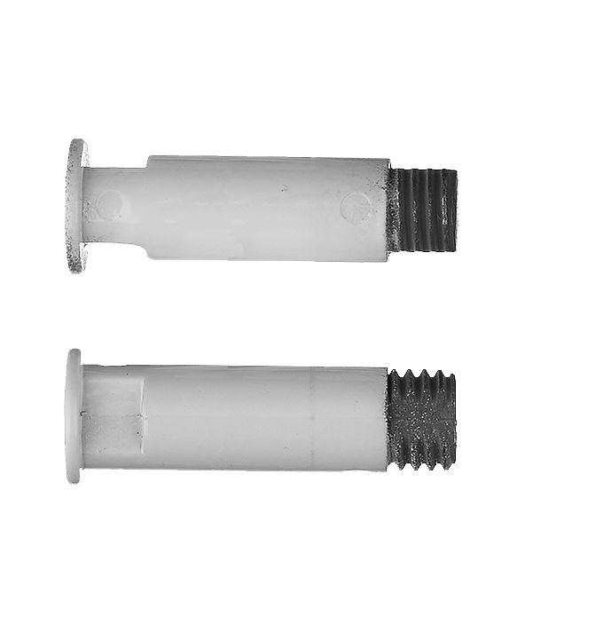 Kermi Aufhängebolzen Wandabstand 98 - 112 mm, weiß, 2 St