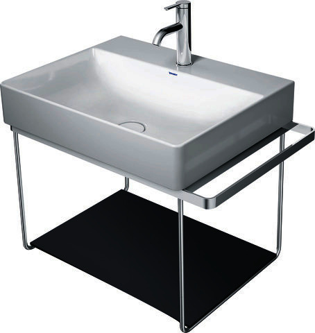 DU Glaseinleger in Metallkonsolen f. DuraSquare WT 235360, Schwarz