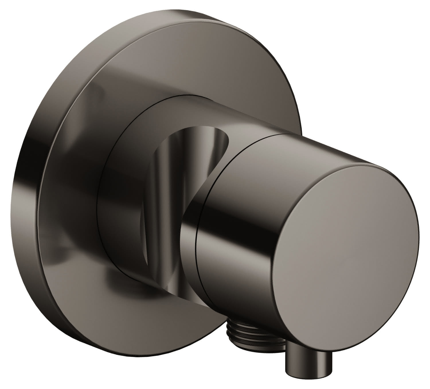 KEUCO 2-Wege Ab-u.Umstellv.IXMO Comf.59557, Schlauchanschl./Brauseh.,rund,Nickel geb