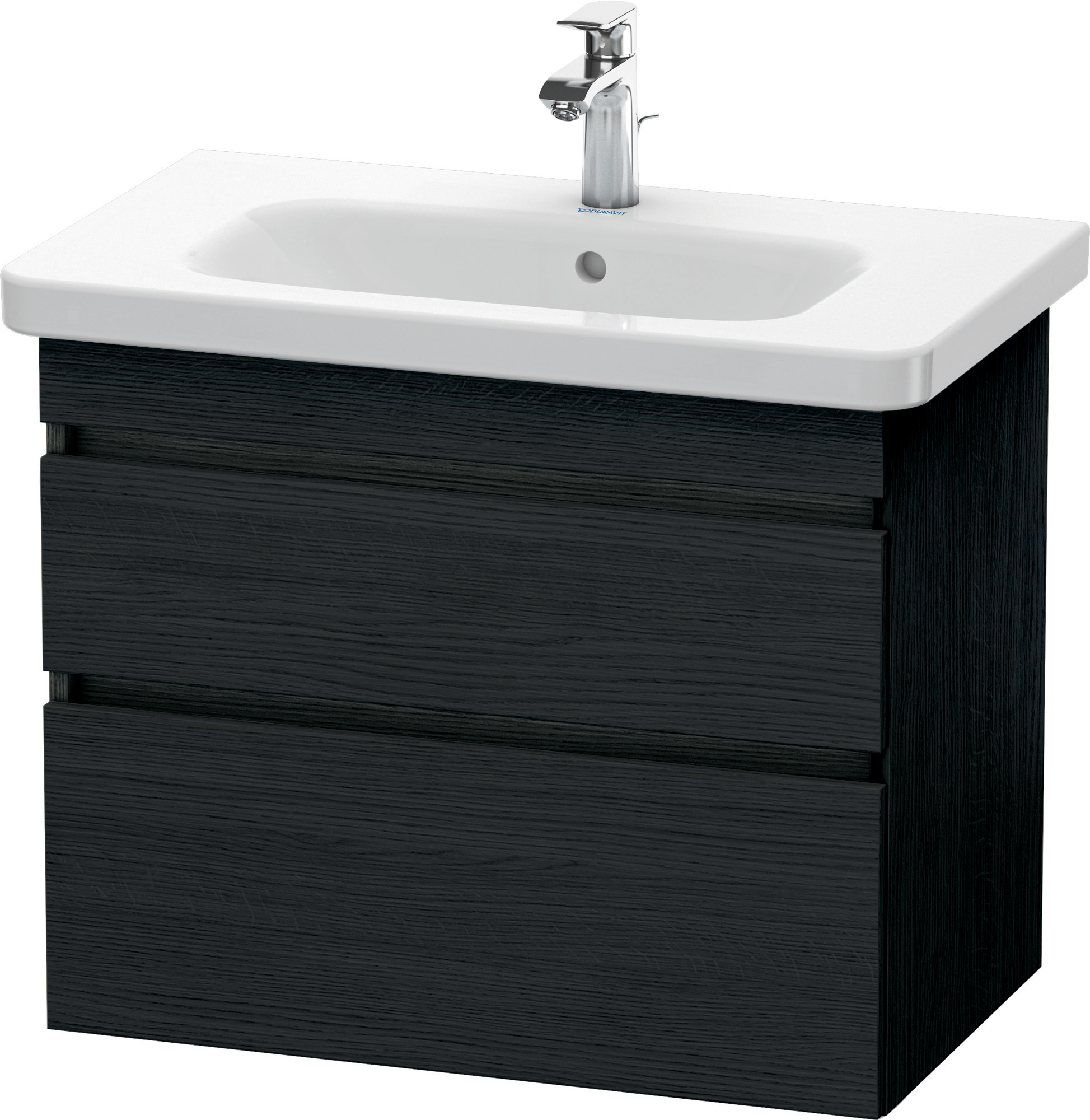 Duravit WTU wandh. DuraStyle 448x730x610mm 2SchKa,232080, Eiche Schwarz