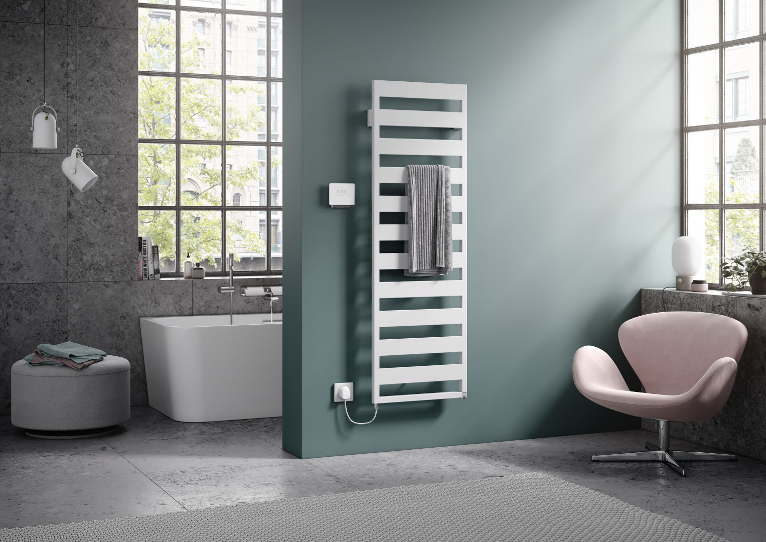 Kermi Casteo -E BH1533x30x500mm P=600W,RAL9016 MT,WWS weiß,rechts
