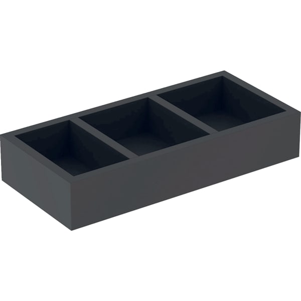 Geberit Schubladeneinsatz, H-Unterteilung für obere Schubl., 32,3x5,9x15cm, lava Geberit Schubladeneinsatz, H-Unterteilung für obere Schubl., 32,3x5,9x15cm, lava