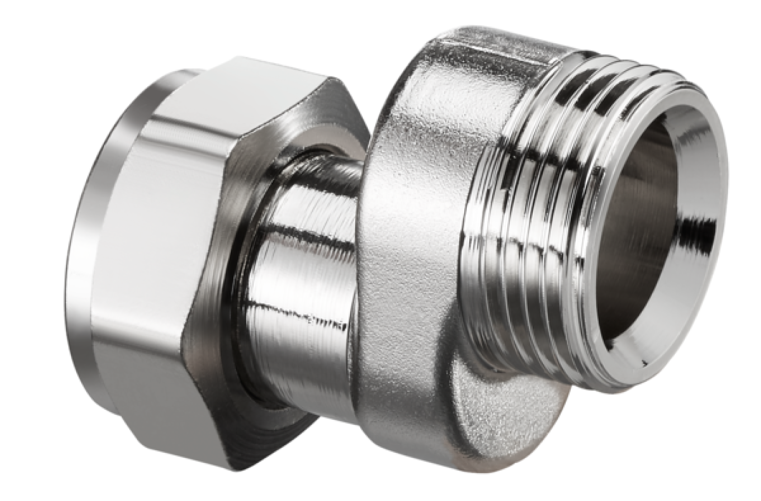 OVENTROP-Ausgleichsverschraubung für unteren Anschluss 3/4"x3/4"