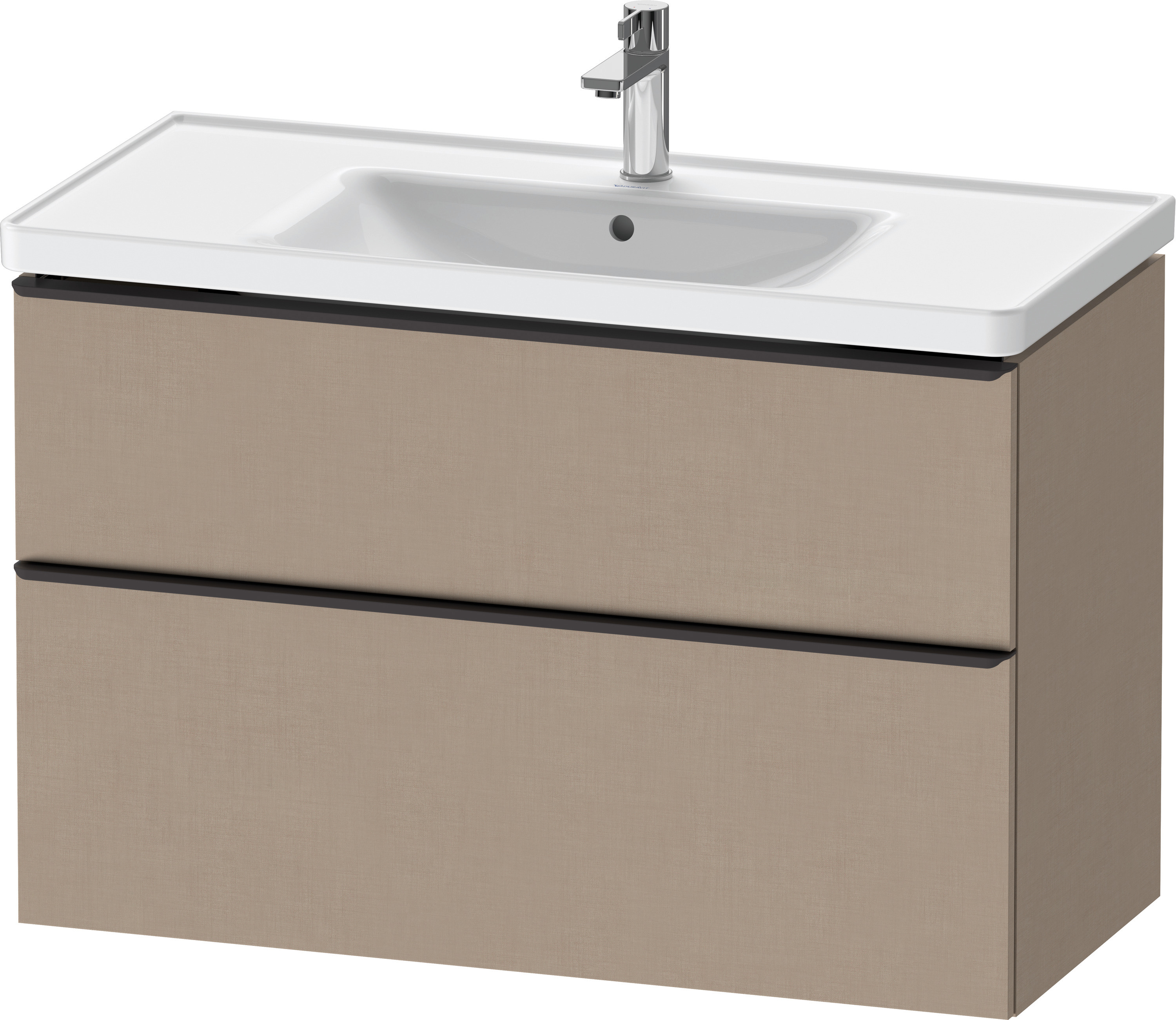 Duravit D-Neo WTU,Ausz:1,Schubk:1,GR:Dia.Schw 984x452x625mm,Wandh, Leinen Matt, Dekor