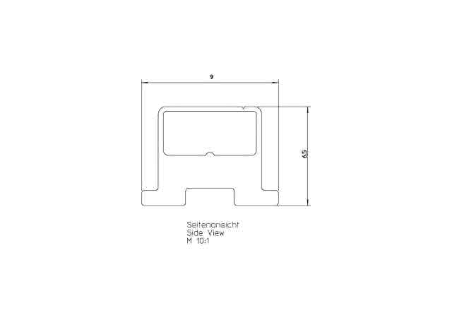 DS Magnetprofil f. B L: 2150 mm, 030: manh. DS Magnetprofil f. B L: 2150 mm, 030: manh.