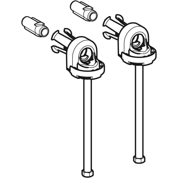 Geberit Befestigungsmaterial für Wandbidet Typ EFF3