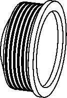 Viega Gumminippel 8580.75 in DN50xDN30 Gummi