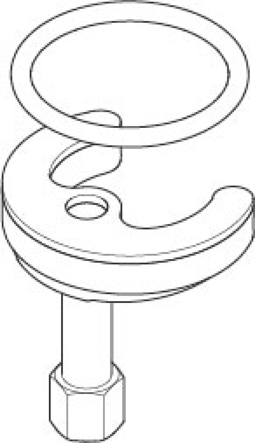DO Befestigung mit O-Ring D40 x 4 mm ERSATZTEILE 04301108501 D 52 x 1,5 mm