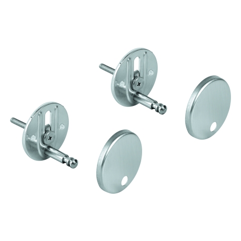 GROHE Befestigungssatz 49529 für Bau Keramik WC-Sitz und Deckel chrom