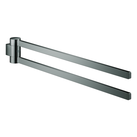 GROHE Handtuchhalter Selection 41063 2-armig schwenkbar hard graphite