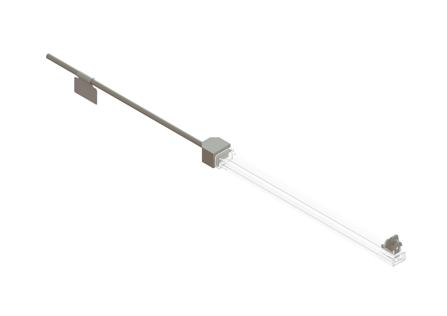 KESSEL-Lichtleiste LED RGB, Wandablauf Scada
