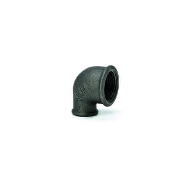 gebofittings Temperguss Gewindefittings 90 - Winkel 90 - 3/4"x1/2", red., sw gebofittings Temperguss Gewindefittings 90 - Winkel 90 - 3/4"x1/2", red., sw