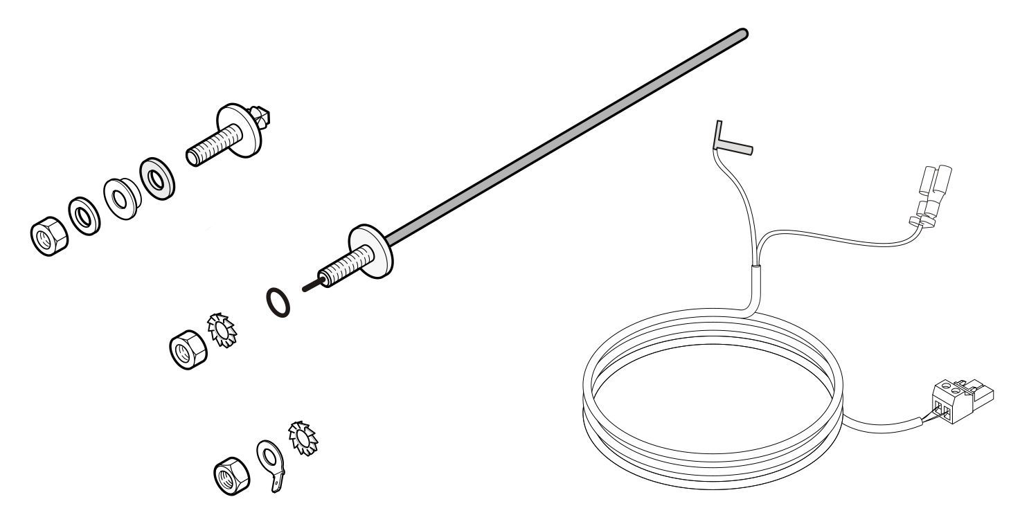 Remeha Femdstromanoden-Set TAS EC431, für Diematic 3